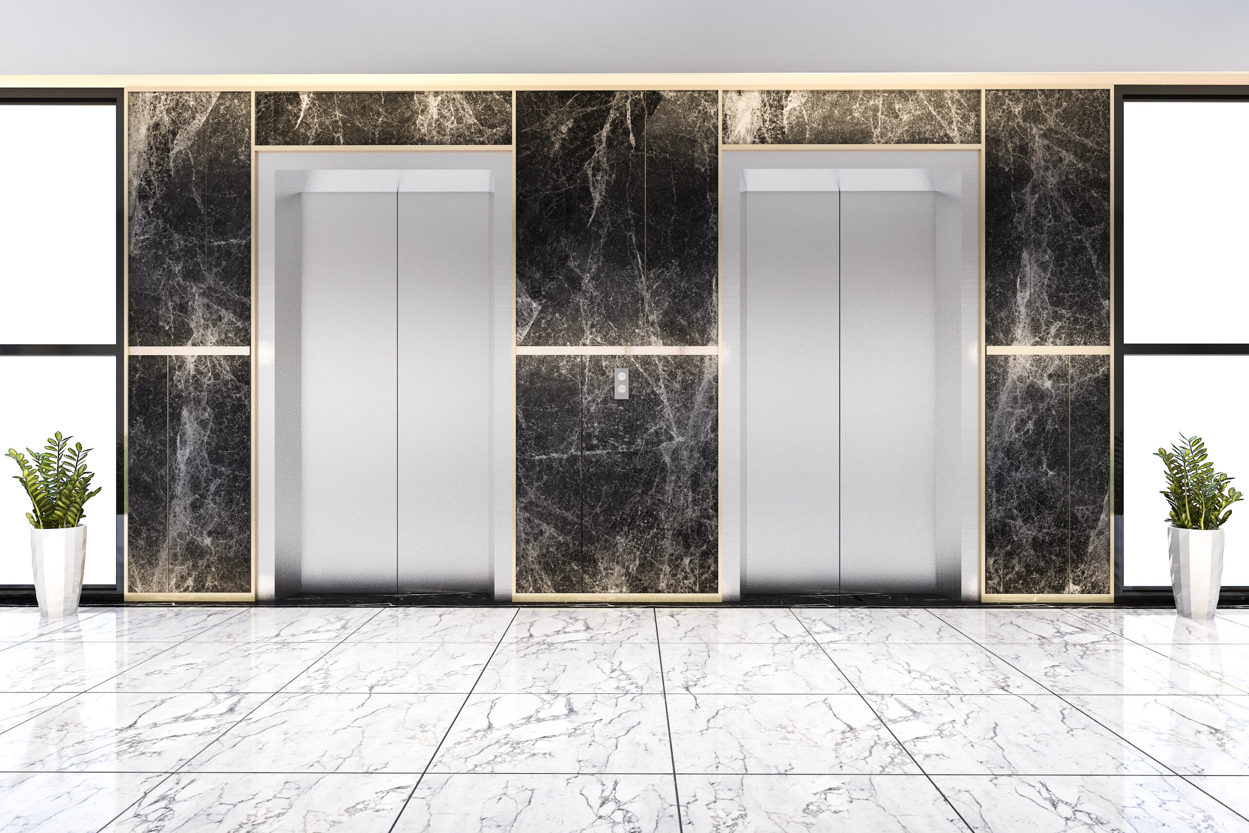 3d-rendering-modern-steel-elevator-lift-lobby-in-b-2021-08-28-10-13-36-utc-scaled